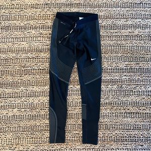 Nike dri-fit black running leggings XS